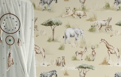 Tapeta Safari Beż