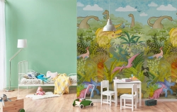 Dinosaurs wallpaper mural