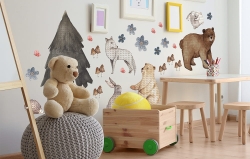Naklejki sensoryczne Zwierzęta Leśne - Odwaga