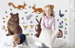 Naklejki sensoryczne Zwierzęta Leśne - Niedźwiedź