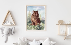 Plakat Niedźwiedź