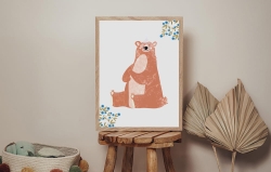 Michał teddy bear poster