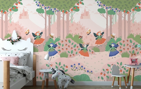 Princesses Wallpaper Mural
