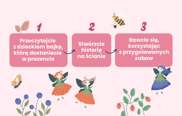 Fototapeta-Różowe tapety-świat księżniczek-świat wróżek-owocowe królestwo-Księżniczki-Wróżki-Las-Zamek-Fototapeta dla dzieci-idea.jpg