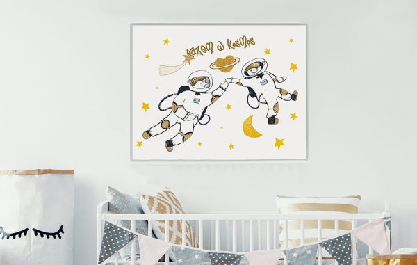 Plakat Kosmos - Razem w kosmos