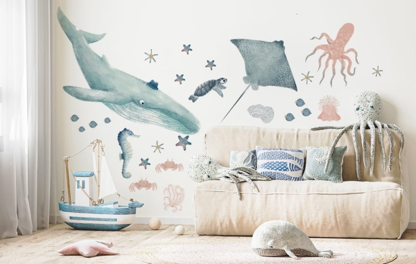 27 Sea Animals wall sticker