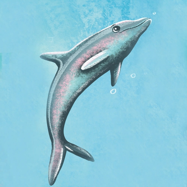 Plakat-Wodna Kraina-Syrena-Dno Oceanu-Podwodny świat-delfin-Plakat dla dzieci.jpg