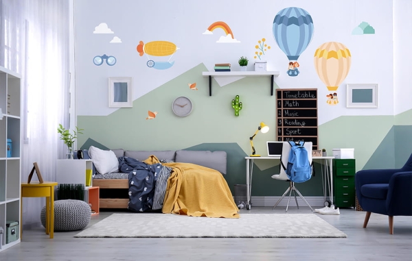 37 Balloons Wall Sticker