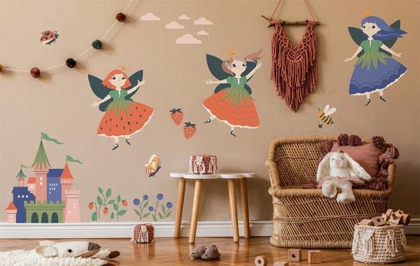 49 Princesses Wall Stickers