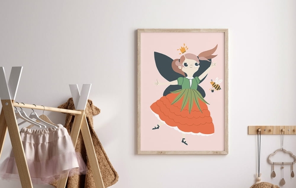 Plakat Księżniczka Malinka