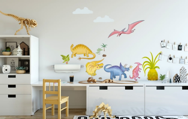 22 Dinosaurs wall sticker