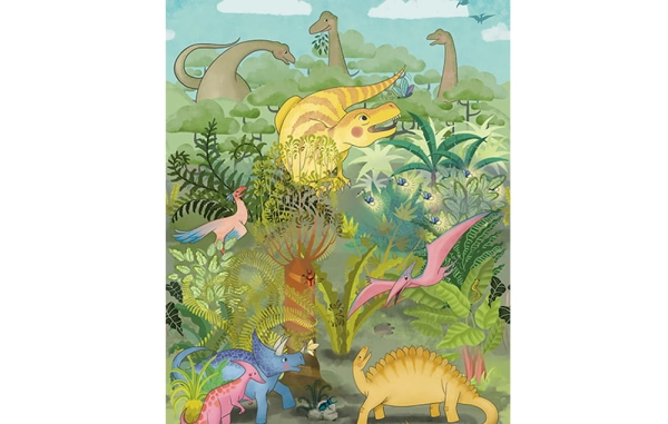 Fototapeta--Zwierzęta-Dinozaury-Diplodoki-fototapeta dzieci.jpg