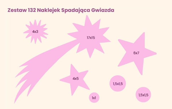 Naklejki na ścianę- Spadająca gwiazda-Pastele-pokój dziecka- kosmos-gwiazdy.jpg