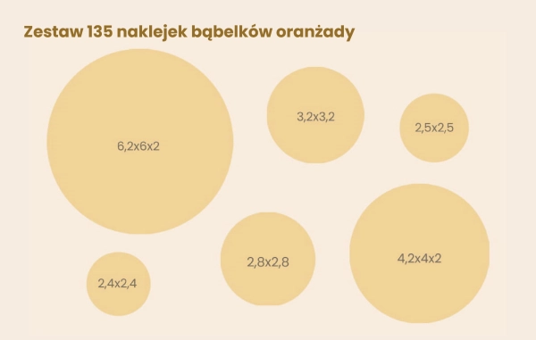 Naklejki na ścianę-kropki-pomarańczowe kropki-naklejki na ścianę dla dzieci-wymiary.jpg