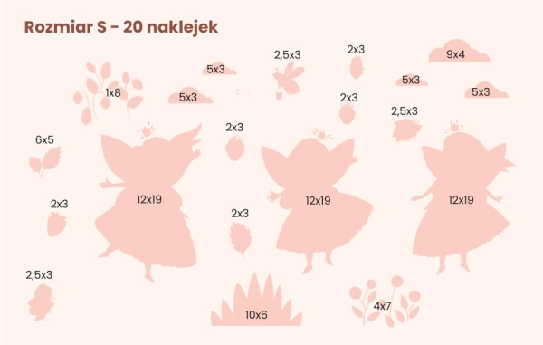 naklejka na ścianę Różoqwetapety-świat księżniczek-świat wrózek-owocowe królestwo-wróżki-księżniczki-XL.jpg