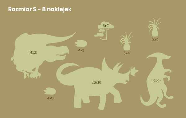 Naklejki na ścianę-Dinozaury-Trex-Prehistoria-Naklejki dla dzieci-S.jpg