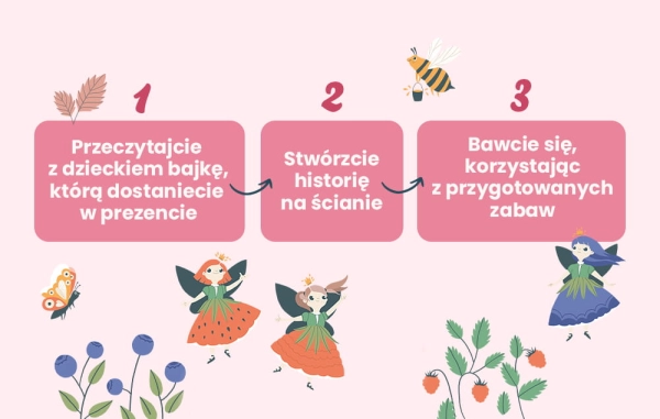 Fototapeta-Różowe tapety-świat księżniczek-świat wróżek-owocowe królestwo-Księżniczki-Wróżki-Las-Zamek-Fototapeta dla dzieci-idea.jpg