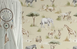 Tapeta Safari Beż
