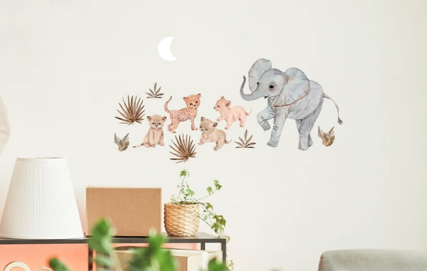 naklejki na sciane-naklejki do pokoju dziecka-naklejki safari zoo-pokoj dziecka-naklejki3