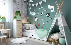 27 Sea Animals wall sticker