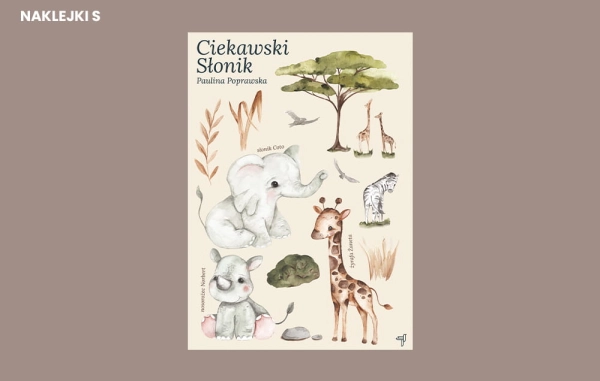 naklejki na ścianę-Zwierzęta egzotyczne-Zwierzęta afrykańskie- Safari-naklejki na ścianę dla dzieci-zoo-slonik-ksiazka4.jpg