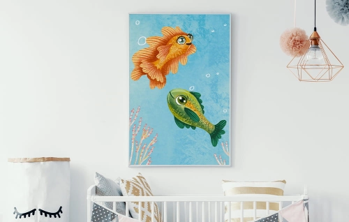 Plakat-Wodna Kraina-Syrena-Dno Oceanu-Podwodny świat-Ryby-Plakat dla dzieci2.jpg