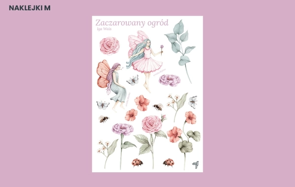 Naklejki na ścianę-Różowe naklejki-świat księżniczek-świat wróżek-ogrod-Księżniczki-Wróżki-Las-naklejki na ścianę dla dzieci-sapla.jpg