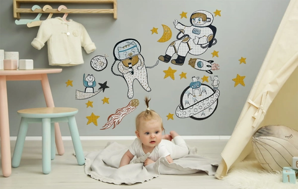 Naklejki-na-sciane-Kosmos-Gwiazdy-Planety-naklejki-na-sciane-dla-dzieci-naklejki sensoryczne-integracja sensoryczna2