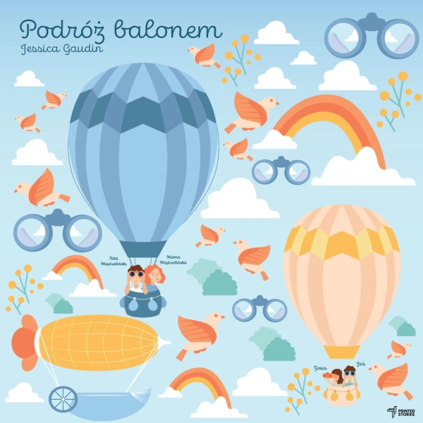 Naklejki na ścianę-Niebo-Podniebny świat-Balony-Chmury-Ptaki-Naklejki na ścianę dla dzieci2.jpg
