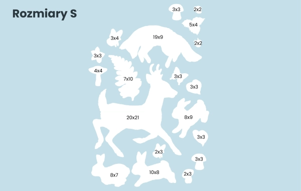 Naklejki na ścianę-Zwierzęta leśne-Las-Lesny świat-Misie-Sarenki-Jeze-lisek-naklejki na sciane do pokoju dziecka-stumyk-s.jpg