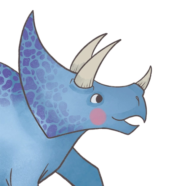 Plakat-Zwierzęta-Dinozaury-tricertatops-Plakat dla dzieci_2mini.jpg
