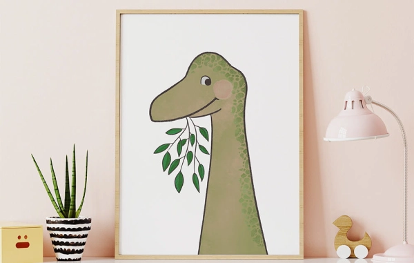 Plakat-Zwierzęta-DIPLODOK-Trex-Plakat dla dzieci_1.jpg